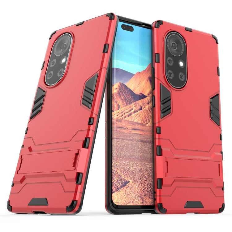 PC + TPU Shockproof Protective Case with Holder, For Huawei Nova 8 5G, For Huawei Nova 8 Pro 5G, For Samsung Galaxy A72 5G(US Version)