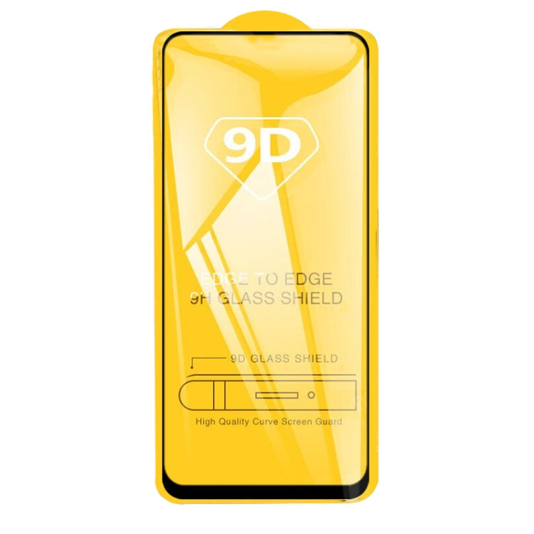For OPPO Realme 7 Pro 25 PCS 9D Full Glue Full Screen Tempered Glass Film