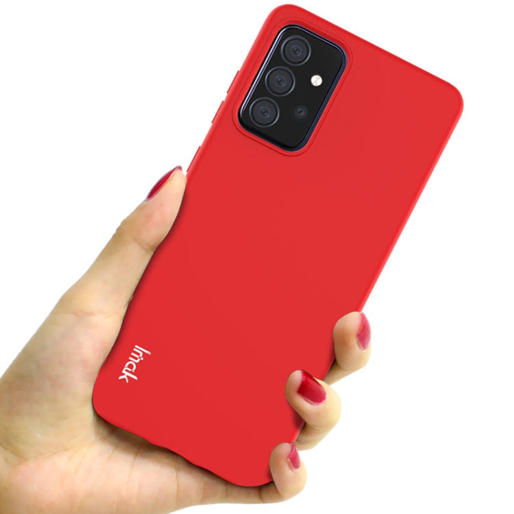 For Samsung Galaxy A72 5G / 4G IMAK UC-2 Series Shockproof Full Coverage Soft TPU Case(Red)
