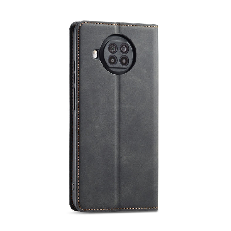 For Xiaomi Mi 10T Lite Forwenw Dream Series Oil Edge Strong Magnetism Horizontal Flip Leather Case with Holder & Card Slots & Wallet & Photo Frame(Black)
