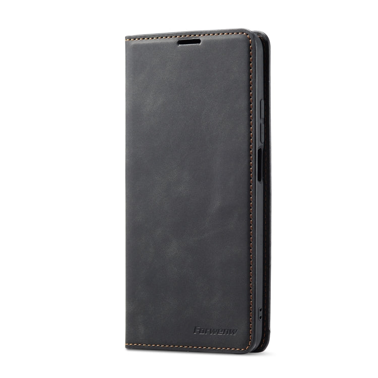 For Xiaomi Mi 10T Pro Forwenw Dream Series Oil Edge Strong Magnetism Horizontal Flip Leather Case with Holder & Card Slots & Wallet & Photo Frame(Black)