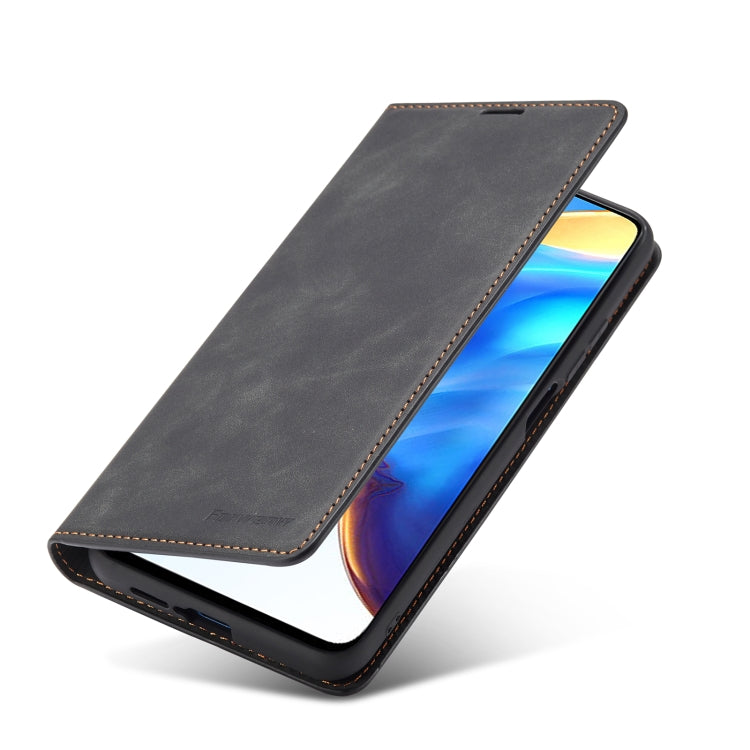 For Xiaomi Mi 10T Pro Forwenw Dream Series Oil Edge Strong Magnetism Horizontal Flip Leather Case with Holder & Card Slots & Wallet & Photo Frame(Black)