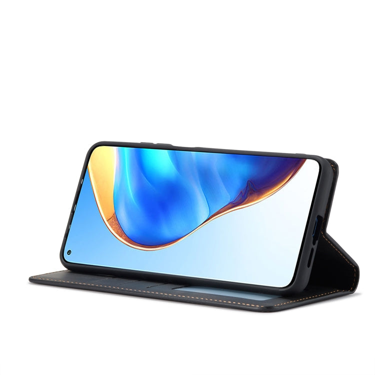 For Xiaomi Mi 10T Pro Forwenw Dream Series Oil Edge Strong Magnetism Horizontal Flip Leather Case with Holder & Card Slots & Wallet & Photo Frame(Black)
