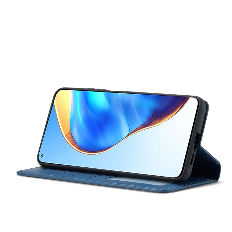 For Xiaomi Mi 10T Pro Forwenw Dream Series Oil Edge Strong Magnetism Horizontal Flip Leather Case with Holder & Card Slots & Wallet & Photo Frame(Blue)