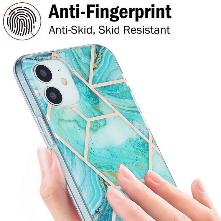 3D Electroplating Marble Pattern TPU Protective Case, For iPhone 12 / 12 Pro, For iPhone 12 Pro Max, For iPhone XS / X, For iPhone XR