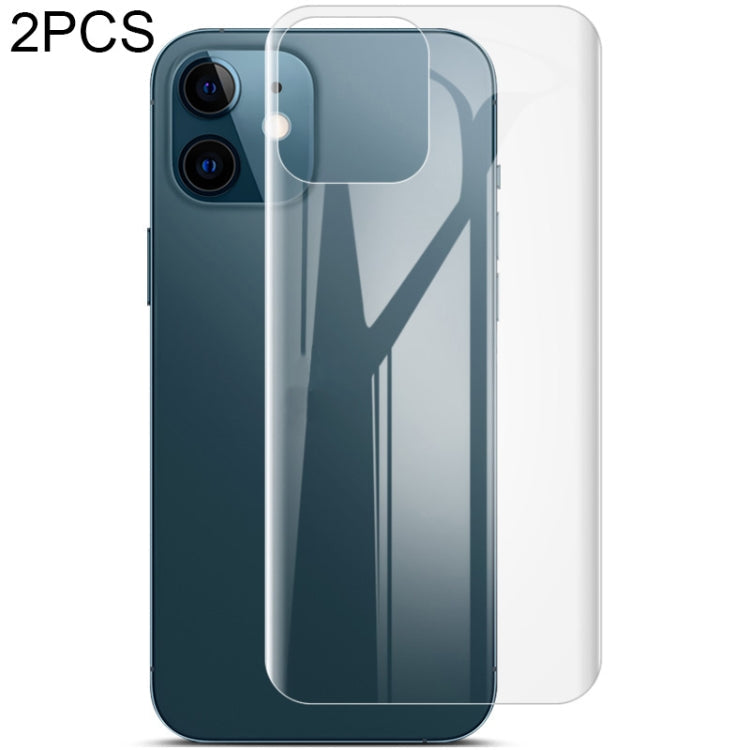 2 PCS IMAK 0.15mm Curved Full Screen Protector Hydrogel Film Back Protector, For iPhone 12 mini, For iPhone 12 Pro Max
