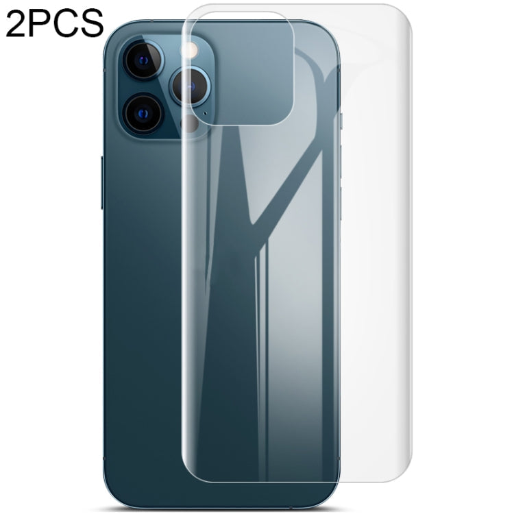 2 PCS IMAK 0.15mm Curved Full Screen Protector Hydrogel Film Back Protector For iPhone 12 Pro Max