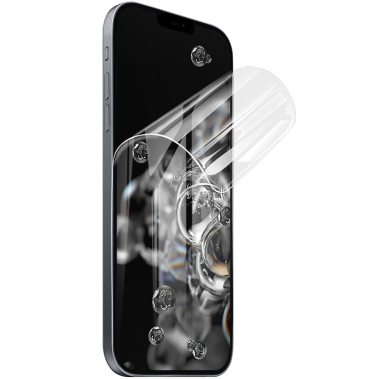 2 PCS IMAK 0.15mm Curved Full Screen Protector Hydrogel Film Front Protector For iPhone 12 Pro Max