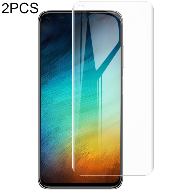For Xiaomi Redmi Note 9 5G 2 PCS IMAK 0.15mm Curved Full Screen Protector Hydrogel Film Front Protector