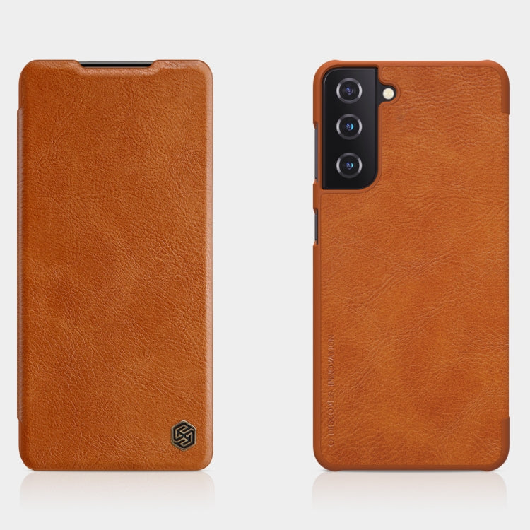 NILLKIN QIN Series Crazy Horse Texture Horizontal Flip Leather Case with Card Slot, For OnePlus Nord N100, For Samsung Galaxy S21 Ultra 5G, For Samsung Galaxy S21 Plus 5G