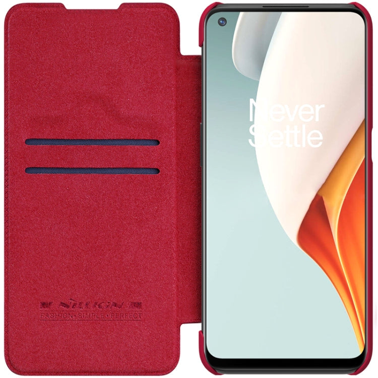 NILLKIN QIN Series Crazy Horse Texture Horizontal Flip Leather Case with Card Slot, For OnePlus Nord N100, For Samsung Galaxy S21 Ultra 5G, For Samsung Galaxy S21 Plus 5G
