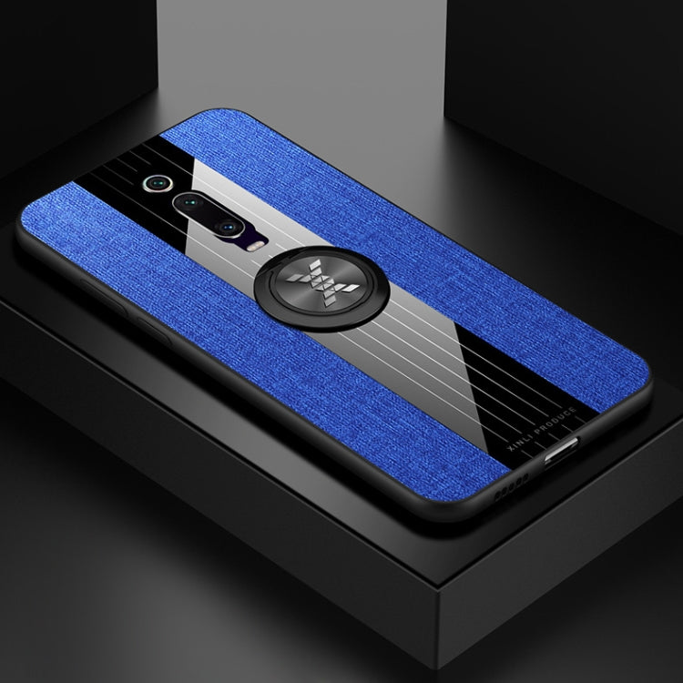 XINLI Stitching Cloth Textue Shockproof TPU Protective Case with Ring Holder, For Xiaomi Redmi 7, For Xiaomi Mi 9T / Redmi K20, For Xiaomi Redmi Note 5, For Xiaomi Redmi Note 7, For Xiaomi Redmi 5 Plus