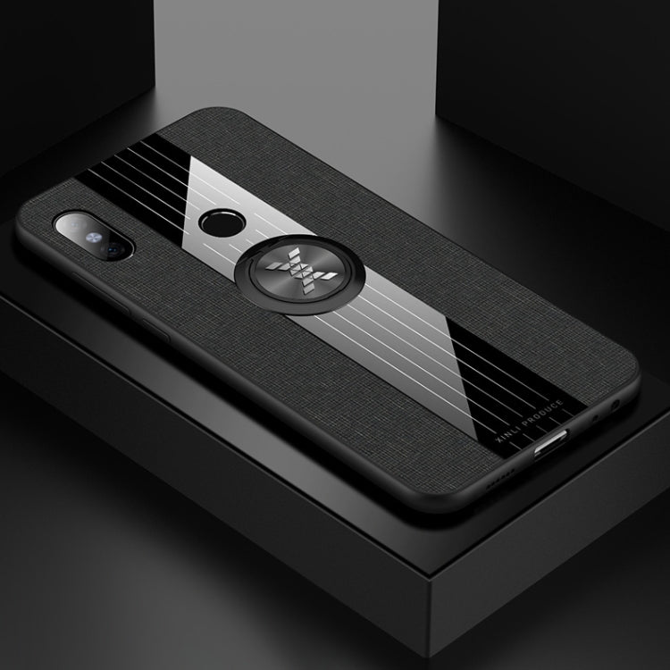 XINLI Stitching Cloth Textue Shockproof TPU Protective Case with Ring Holder, For Xiaomi Redmi 7, For Xiaomi Mi 9T / Redmi K20, For Xiaomi Redmi Note 5, For Xiaomi Redmi Note 7, For Xiaomi Redmi 5 Plus