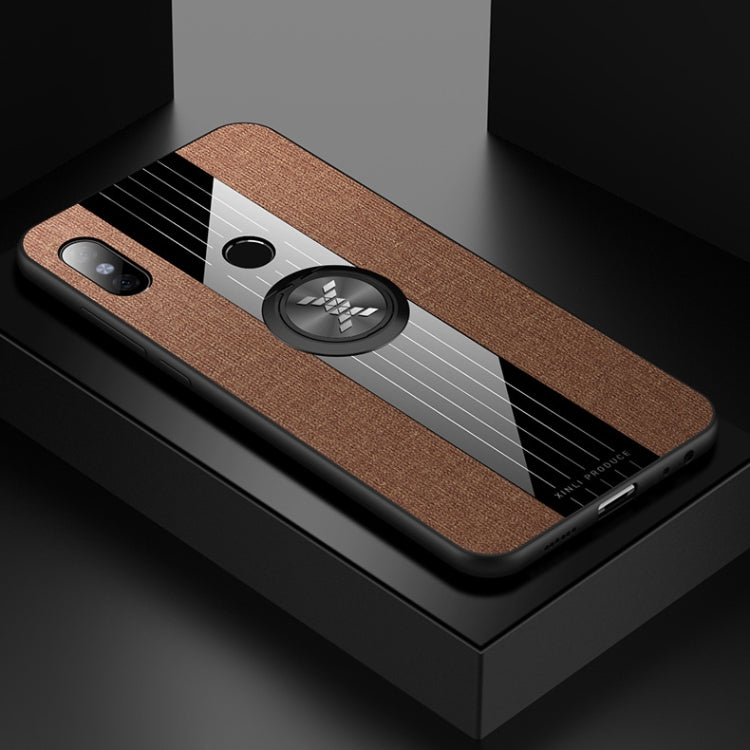 XINLI Stitching Cloth Textue Shockproof TPU Protective Case with Ring Holder, For Xiaomi Redmi 7, For Xiaomi Mi 9T / Redmi K20, For Xiaomi Redmi Note 5, For Xiaomi Redmi Note 7, For Xiaomi Redmi 5 Plus