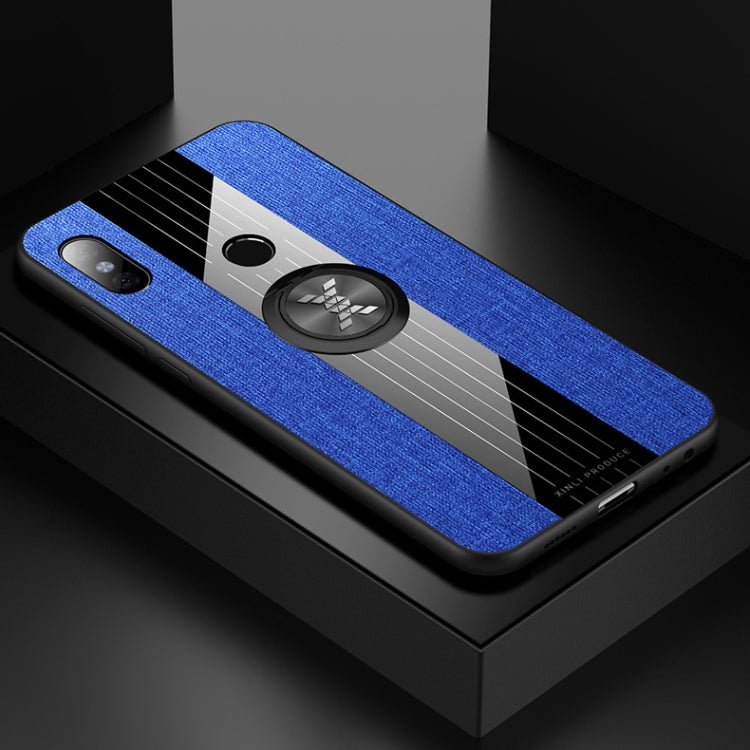 XINLI Stitching Cloth Textue Shockproof TPU Protective Case with Ring Holder, For Xiaomi Redmi 7, For Xiaomi Mi 9T / Redmi K20, For Xiaomi Redmi Note 5, For Xiaomi Redmi Note 7, For Xiaomi Redmi 5 Plus