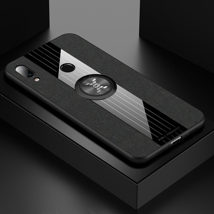 XINLI Stitching Cloth Textue Shockproof TPU Protective Case with Ring Holder, For Xiaomi Redmi 7, For Xiaomi Mi 9T / Redmi K20, For Xiaomi Redmi Note 5, For Xiaomi Redmi Note 7, For Xiaomi Redmi 5 Plus