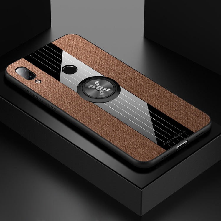 XINLI Stitching Cloth Textue Shockproof TPU Protective Case with Ring Holder, For Xiaomi Redmi 7, For Xiaomi Mi 9T / Redmi K20, For Xiaomi Redmi Note 5, For Xiaomi Redmi Note 7, For Xiaomi Redmi 5 Plus