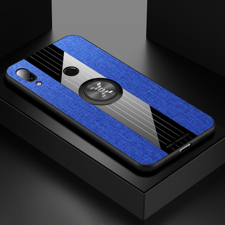 XINLI Stitching Cloth Textue Shockproof TPU Protective Case with Ring Holder, For Xiaomi Redmi 7, For Xiaomi Mi 9T / Redmi K20, For Xiaomi Redmi Note 5, For Xiaomi Redmi Note 7, For Xiaomi Redmi 5 Plus