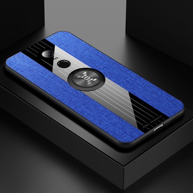 XINLI Stitching Cloth Textue Shockproof TPU Protective Case with Ring Holder, For Xiaomi Redmi 7, For Xiaomi Mi 9T / Redmi K20, For Xiaomi Redmi Note 5, For Xiaomi Redmi Note 7, For Xiaomi Redmi 5 Plus