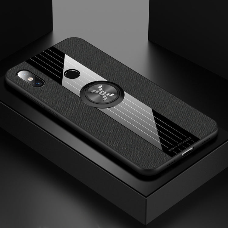 XINLI Stitching Cloth Textue Shockproof TPU Protective Case with Ring Holder, For Xiaomi Redmi Note 8, For Xiaomi Mi 8, For Xiaomi Mi 9, For Xiaomi Mi Max 2, For Xiaomi Mi Max 3