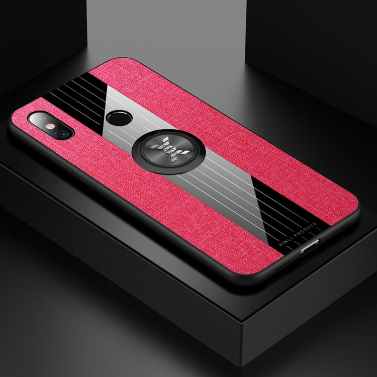 XINLI Stitching Cloth Textue Shockproof TPU Protective Case with Ring Holder, For Xiaomi Redmi Note 8, For Xiaomi Mi 8, For Xiaomi Mi 9, For Xiaomi Mi Max 2, For Xiaomi Mi Max 3