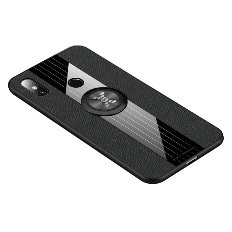 XINLI Stitching Cloth Textue Shockproof TPU Protective Case with Ring Holder, For Xiaomi Redmi Note 8, For Xiaomi Mi 8, For Xiaomi Mi 9, For Xiaomi Mi Max 2, For Xiaomi Mi Max 3