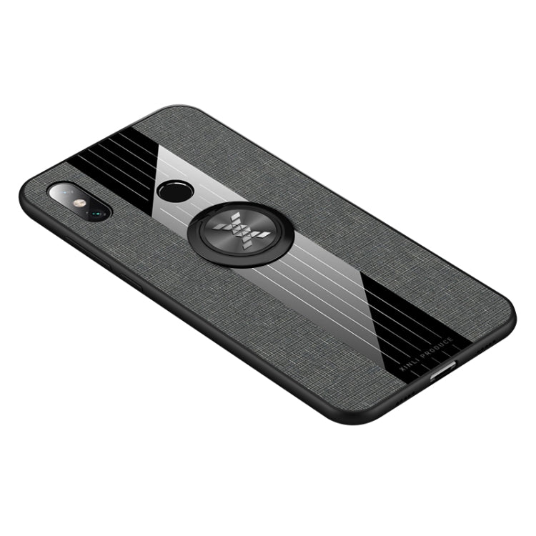 XINLI Stitching Cloth Textue Shockproof TPU Protective Case with Ring Holder, For Xiaomi Redmi Note 8, For Xiaomi Mi 8, For Xiaomi Mi 9, For Xiaomi Mi Max 2, For Xiaomi Mi Max 3