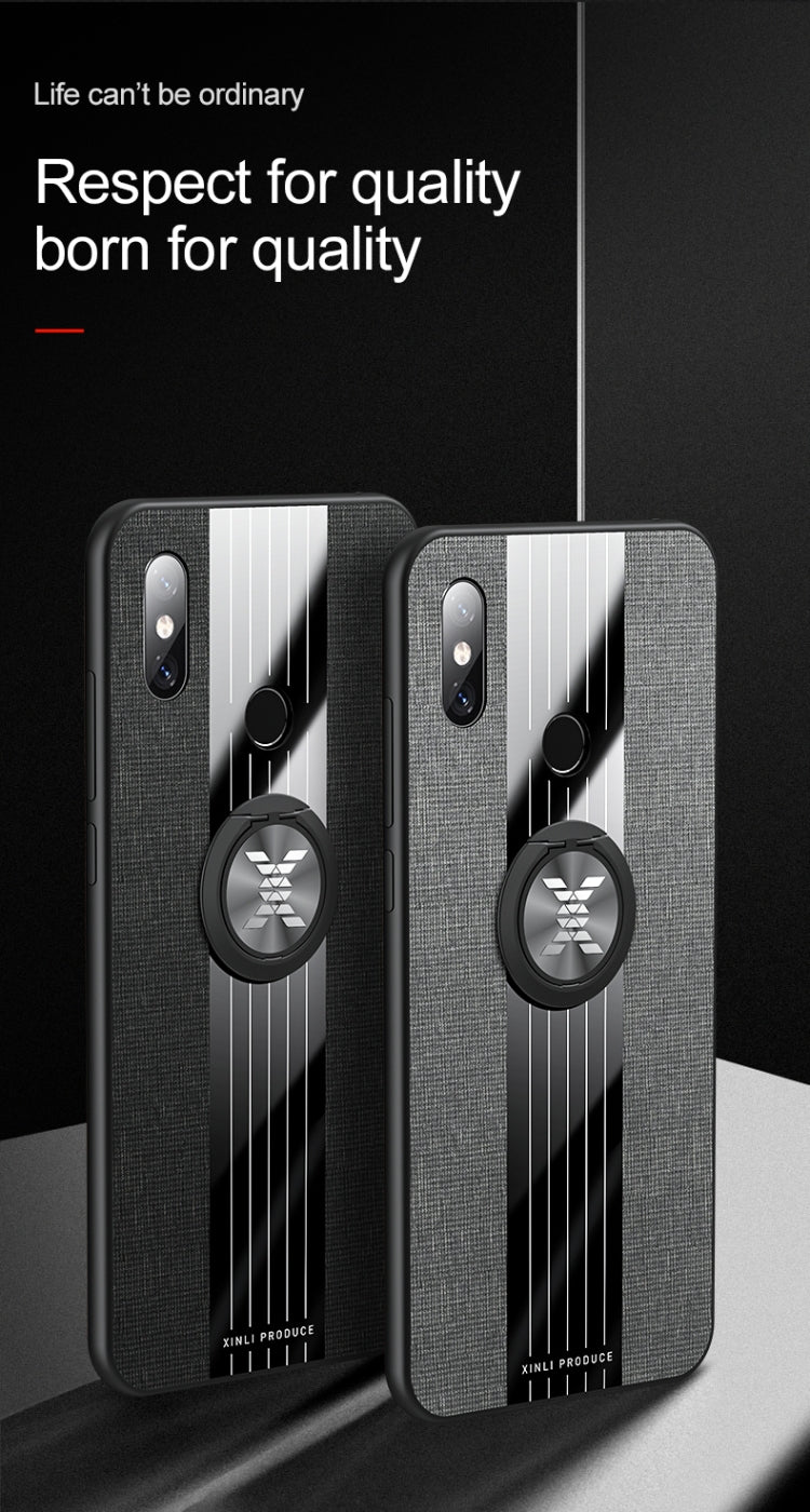 XINLI Stitching Cloth Textue Shockproof TPU Protective Case with Ring Holder, For Xiaomi Mi 6X / A2, For Xiaomi Mi 9 SE, For Xiaomi Mi CC9, For Xiaomi Mi CC9e