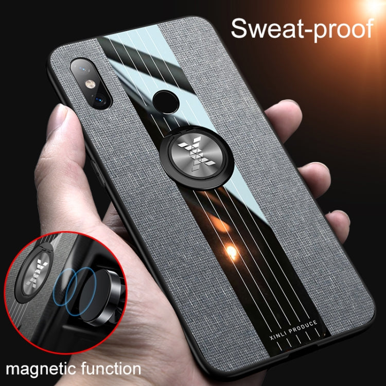 XINLI Stitching Cloth Textue Shockproof TPU Protective Case with Ring Holder, For Xiaomi Mi 6X / A2, For Xiaomi Mi 9 SE, For Xiaomi Mi CC9, For Xiaomi Mi CC9e