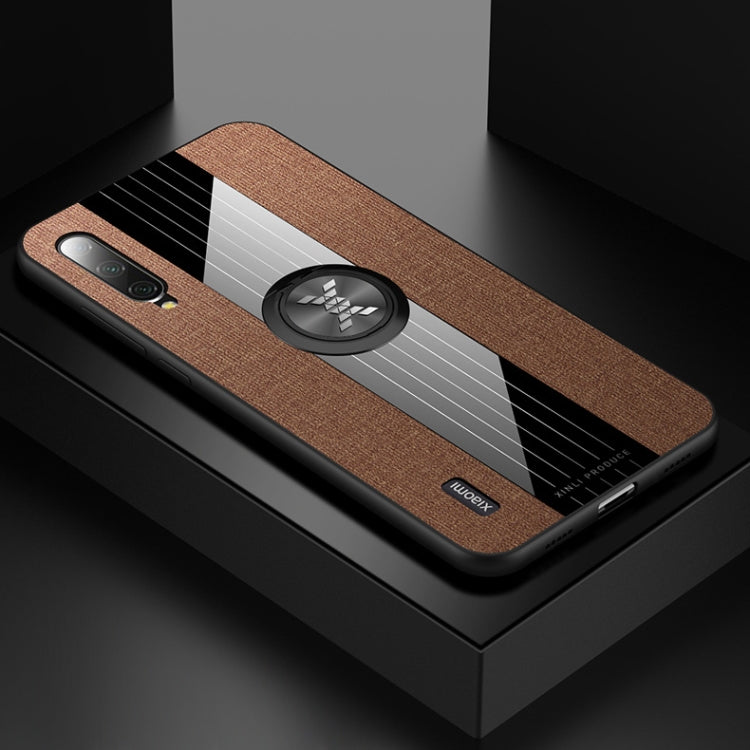 XINLI Stitching Cloth Textue Shockproof TPU Protective Case with Ring Holder, For Xiaomi Mi 6X / A2, For Xiaomi Mi 9 SE, For Xiaomi Mi CC9, For Xiaomi Mi CC9e
