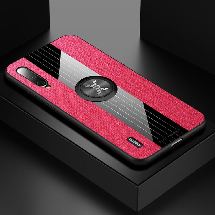 XINLI Stitching Cloth Textue Shockproof TPU Protective Case with Ring Holder, For Xiaomi Mi 6X / A2, For Xiaomi Mi 9 SE, For Xiaomi Mi CC9, For Xiaomi Mi CC9e
