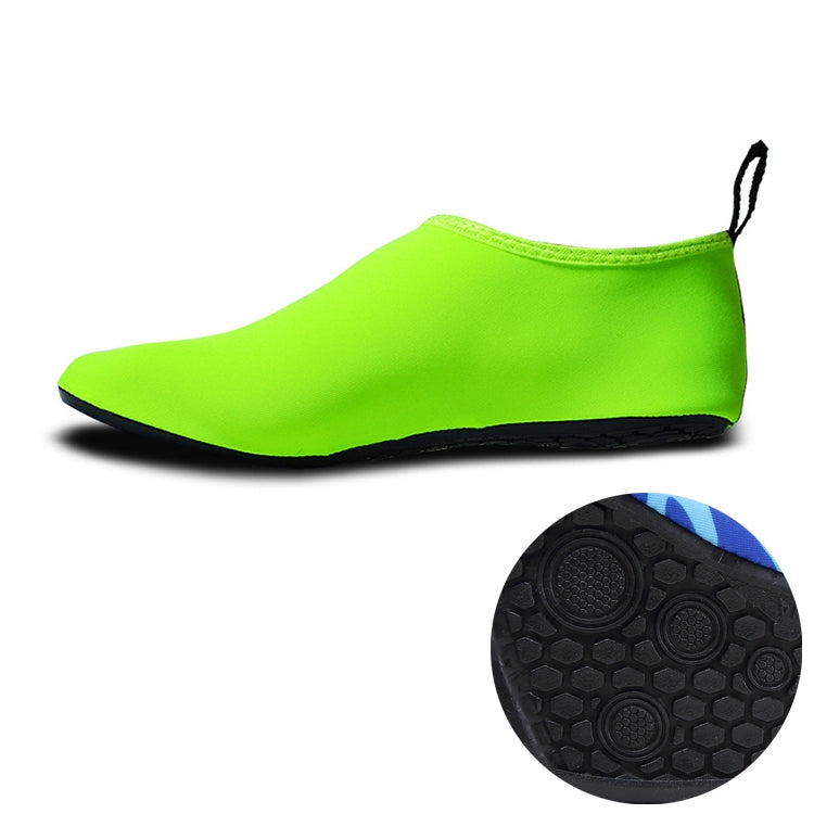 Non-slip Wear-resisting Thick Rubber Sole Diving Shoes and  Socks, One Pair, XXXS, XXS