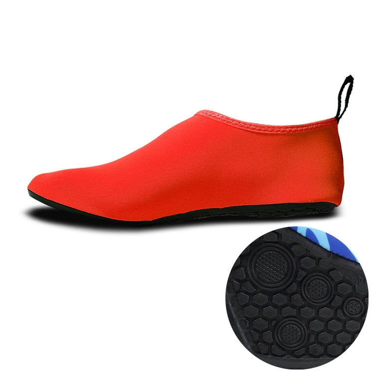 Non-slip Wear-resisting Thick Rubber Sole Diving Shoes and  Socks, One Pair, XS, S