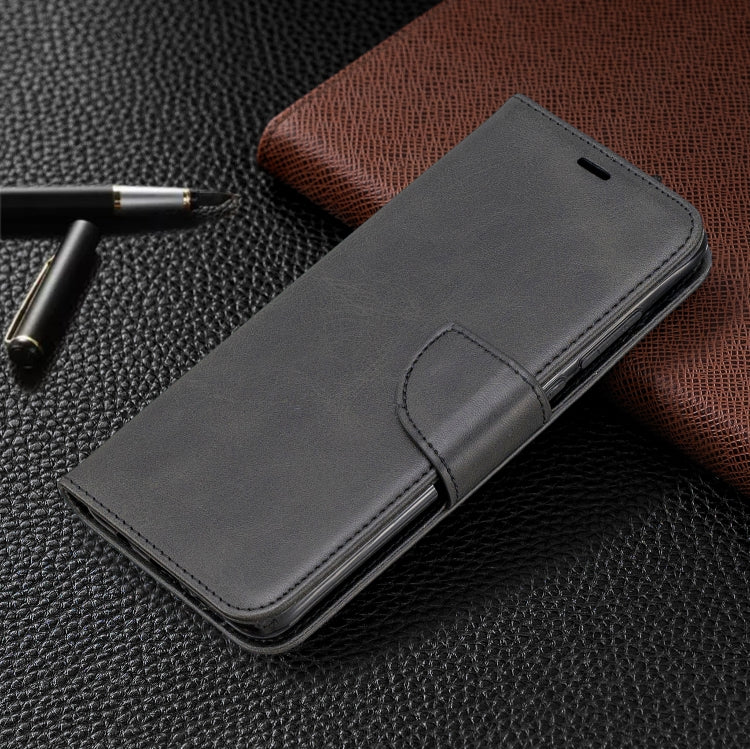 Retro Lambskin Texture Pure Color Horizontal Flip PU Leather Case with Holder & Card Slots & Wallet & Lanyard, For Xiaomi Redmi Note 8Pro