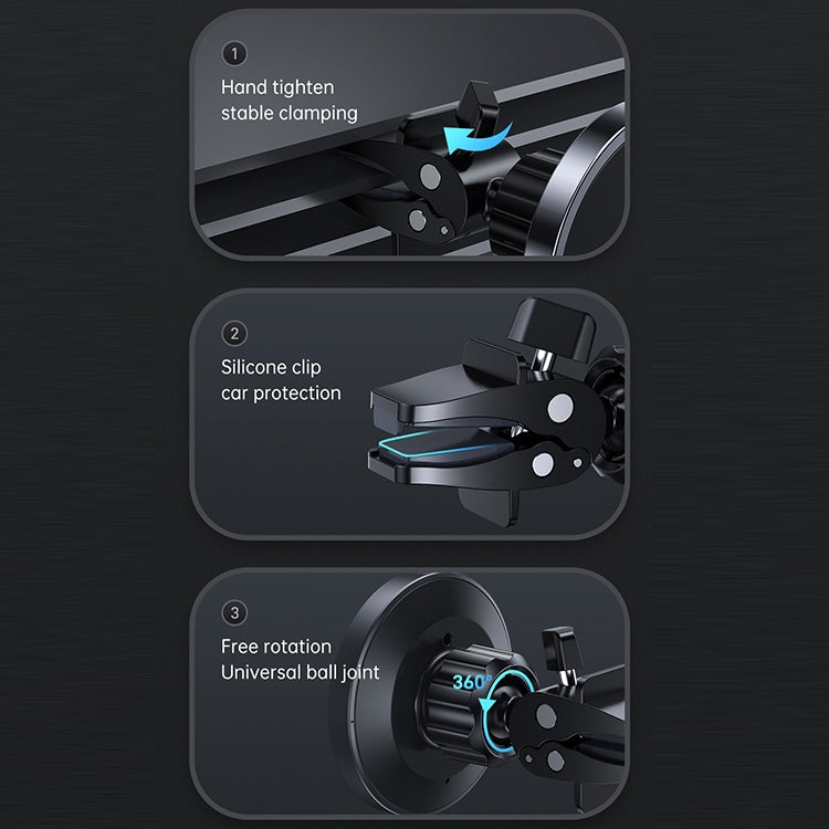 JOYROOM JR-ZS240 15W Max Car Magnetic Wireless Charge Holder, JR-ZS240