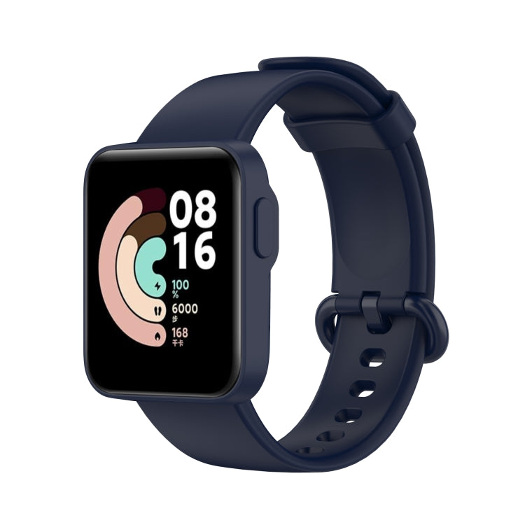 For Xiaomi Mi Watch Lite / Redmi Watch Silicone Watch Band, Size: One Size(Navy Blue)