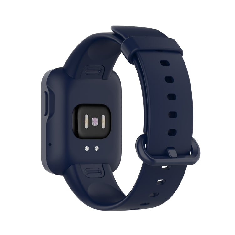 For Xiaomi Mi Watch Lite / Redmi Watch Silicone Watch Band, Size: One Size(Navy Blue)
