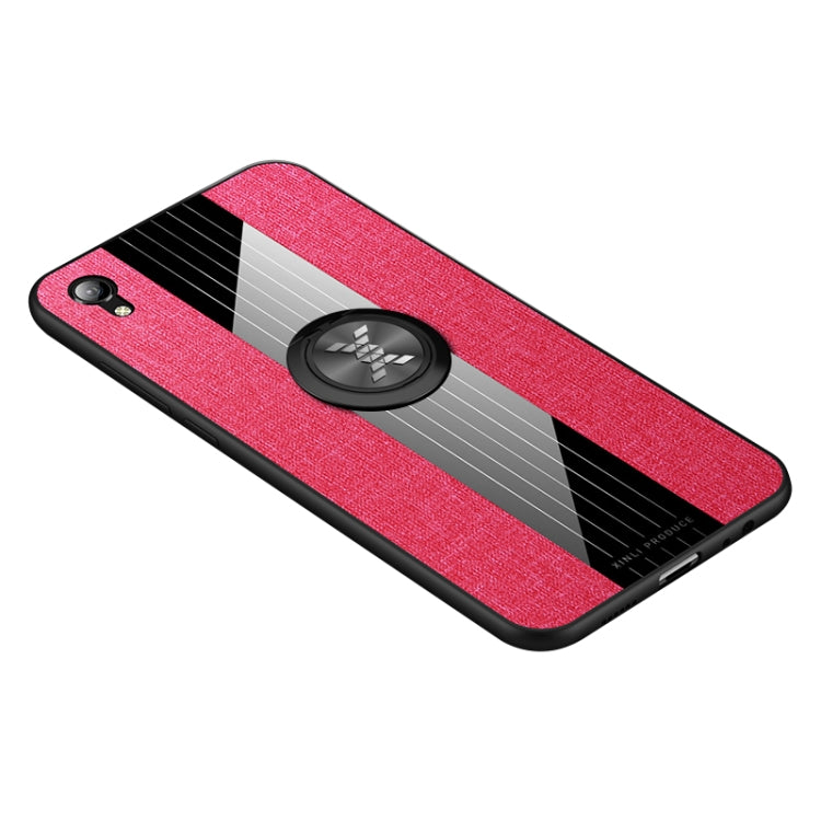 XINLI Stitching Cloth Textue Shockproof TPU Protective Case with Ring Holder, For Vivo X27, For Vivo Y91, For Vivo Y95, For Vivo X23
