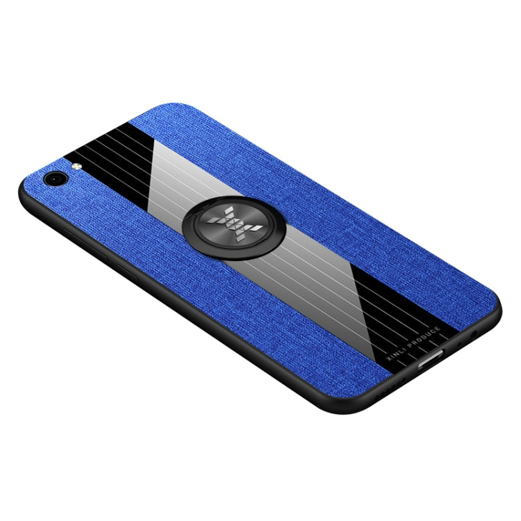 XINLI Stitching Cloth Textue Shockproof TPU Protective Case with Ring Holder, For Vivo Y3 / Y17, For Vivo Y66, For Vivo Y71, For Vivo Y83