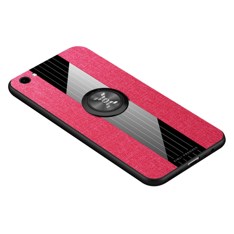 XINLI Stitching Cloth Textue Shockproof TPU Protective Case with Ring Holder, For Vivo Y3 / Y17, For Vivo Y66, For Vivo Y71, For Vivo Y83