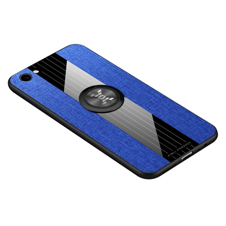 XINLI Stitching Cloth Textue Shockproof TPU Protective Case with Ring Holder, For Vivo Y3 / Y17, For Vivo Y66, For Vivo Y71, For Vivo Y83