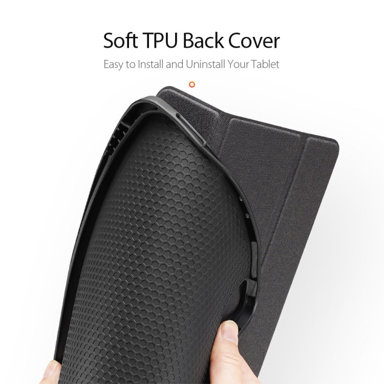 DUX DUCIS Domo Series Horizontal Flip Magnetic TPU + PU Leather Case with Three-folding Holder & Pen Slot & Sleep / Wake-up Function, iPad Pro 11 （2021）/(2020), iPad Pro 12.9  2021 / 2020