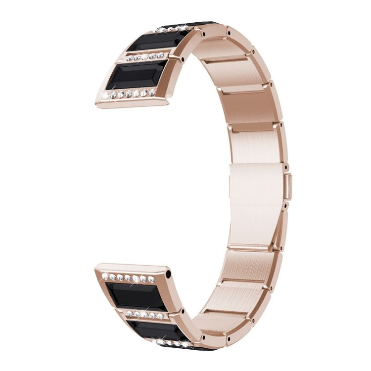 Stainless Steel Diamond Encrusted Replacement Watchbands, For Samsung Galaxy Watch 3 45mm, For Samsung Galaxy Watch Active2 44mm / Watch Active2 40mm / Watch Active, For Samsung Galaxy Watch 3 41mm