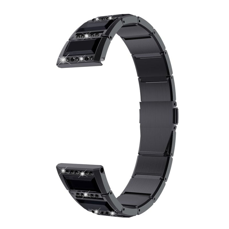 Stainless Steel Diamond Encrusted Replacement Watchbands, For Samsung Galaxy Watch 3 45mm, For Samsung Galaxy Watch Active2 44mm / Watch Active2 40mm / Watch Active, For Samsung Galaxy Watch 3 41mm