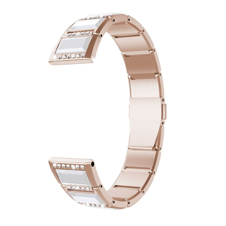 Stainless Steel Diamond Encrusted Replacement Watchbands, For Samsung Galaxy Watch 3 45mm, For Samsung Galaxy Watch Active2 44mm / Watch Active2 40mm / Watch Active, For Samsung Galaxy Watch 3 41mm