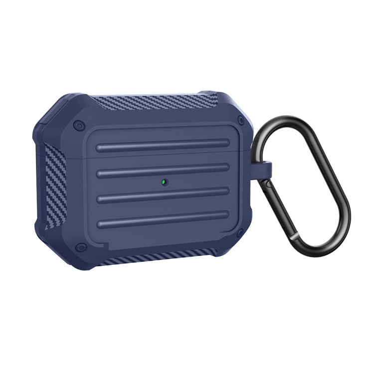 Wireless Earphones Shockproof Carbon Fiber Luggage TPU Protective Case, For AirPods 1/2, For AirPods Pro