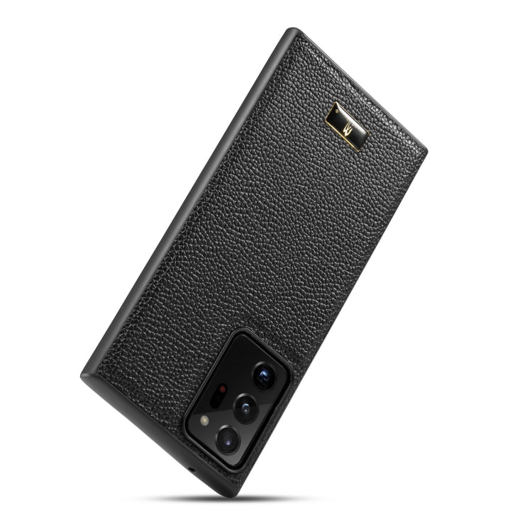 Fierre Shann Leather Texture Phone Back Cover Case, For Samsung Galaxy Note20 Ultra, For Samsung Galaxy S21 5G, For Samsung Galaxy S21+ 5G, For Samsung Galaxy S21 Ultra 5G, For OPPO Find X3