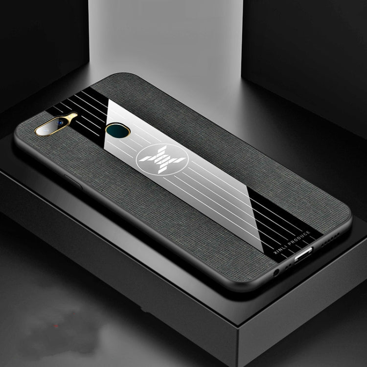 XINLI Stitching Cloth Textue Shockproof TPU Protective Case, For OPPO A3, For OPPO A5, For OPPO A7, For OPPO A7X / F9