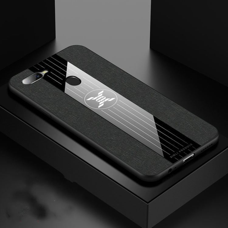 XINLI Stitching Cloth Textue Shockproof TPU Protective Case, For OPPO A3, For OPPO A5, For OPPO A7, For OPPO A7X / F9