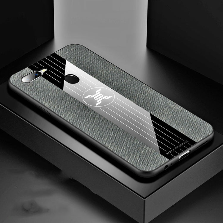 XINLI Stitching Cloth Textue Shockproof TPU Protective Case, For OPPO A3, For OPPO A5, For OPPO A7, For OPPO A7X / F9